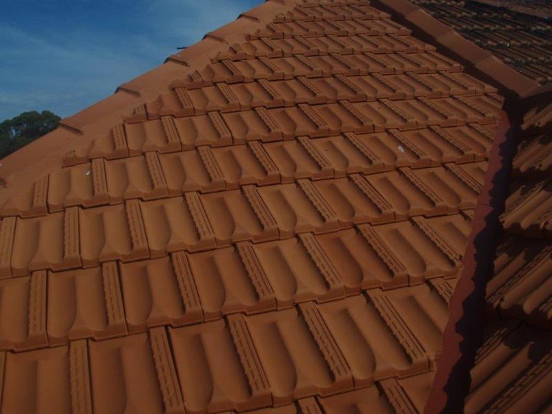 TP Roofing - Terracotta re-roof valley and ridge capping